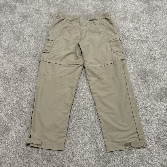 REI Co-Op Sahara Convertible Pants Beige Zip Off Women’s Size 14 - Picture 3 of 5